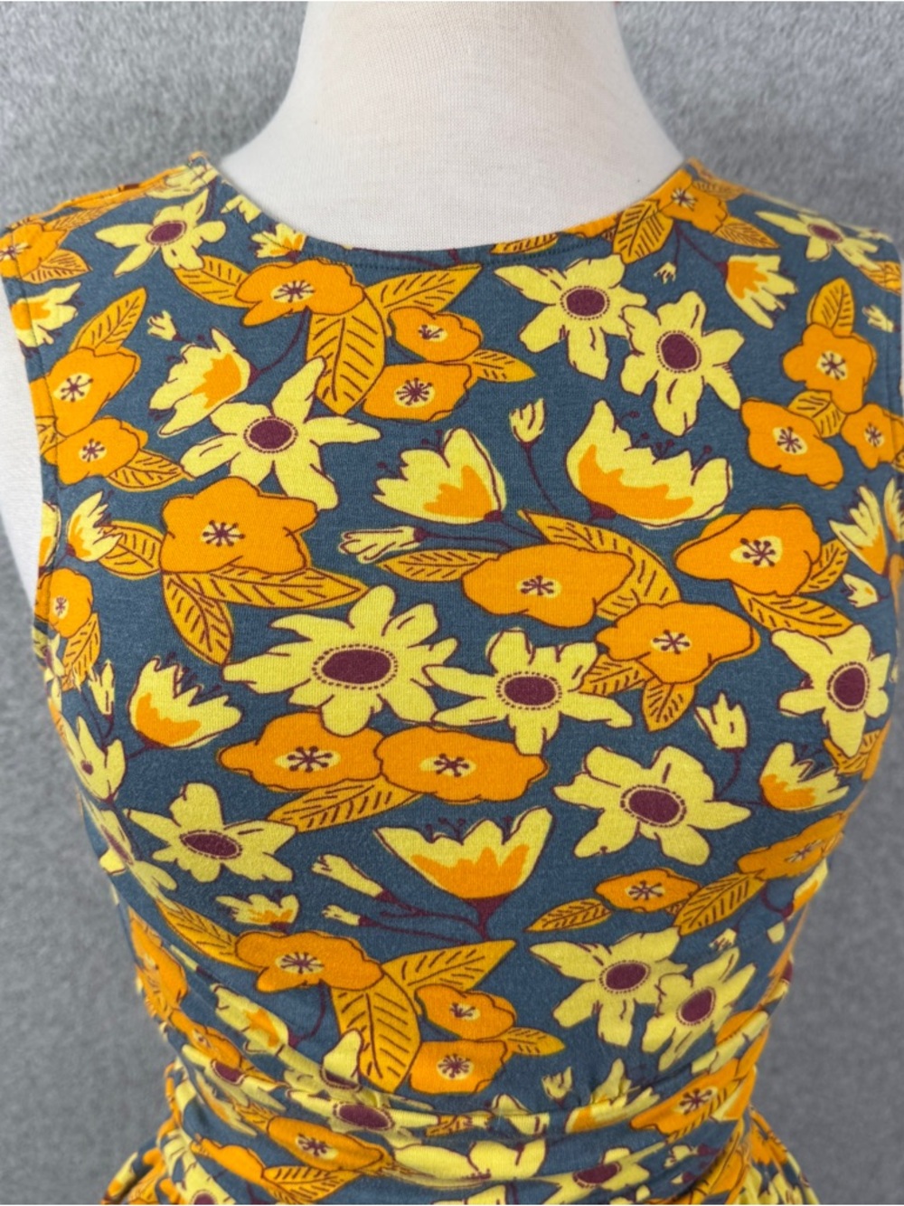 Mata Traders Size XS Floral Sleeveless Cotton Women’s Dress - Picture 2 of 11